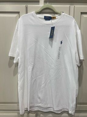 Polo by Ralph Lauren Men's Classic White Crewneck Tee NWT